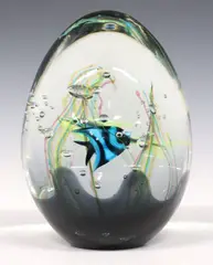 Elio Raffaeli, Elio Raffaeli (Italian, Murano art glass fish aquarium sculpture