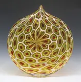 David Patchen, Sunset Ellipse, Studio art glass sculpture
