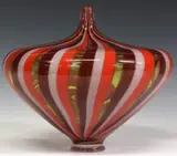 David Patchen, David Patchen (American, Contemporary studio art glass 'Parabola' vase