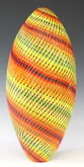 Layne Rowe, Woven, Contemporary studio art glass vase