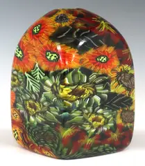 Martie Negri, Martie Negri (American, Contemporary studio art glass vase
