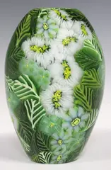Martie Negri, attributed to Martie Negri (American, Contemporary studio art glass vase