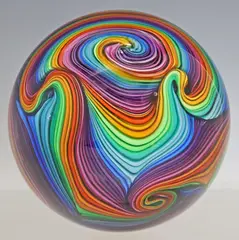 James Nowak, Untitled, Contemporary studio art glass paperweight