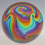 James Nowak, Untitled, Contemporary studio art glass paperweight