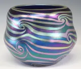 Charles Lotton, Charles Lotton (American, Contemporary studio art glass vase