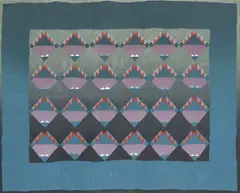 Signe Bergman, Baskets, Amish, 1875-, 1900, serigraph in colors on paper