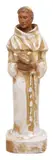 Gemma Blanche Traversi, Saint Francis of Assisi, Glazed ceramic sculpture