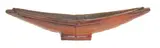 Randy Johnston, impressed mark RJ (Randy J. Johnston, Contemporary studio art pottery boat form bowl