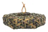 Maggie Henton, Untitled, Contemporary woven basketry bowl and cover