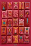 Bernique [Bernice] Mae Wilderson Longley, In the Nature of Red, cloth collage bas relief sculpture