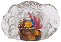 Coral Reef by Chris Heilman, Hand blown art glass sculpture, offered Jul 2022