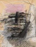 Mary Abbott, Untitled (Self Portrait), c. 1955, Mixed media on paper