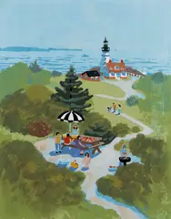 Jon Legere, Picnic, Silkscreen on paper