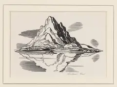 Rockwell Kent, Native Island, from Herman Melville's Moby Dick (1930), Wood engraving on paper