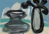 Harold Garde, Still Life, 2001, Acrylic on paper