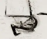William Thon, At Sea, Ink on paper