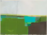William McCartin, Green Abstraction, Mixed media