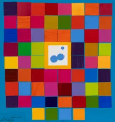Edward Howard Betts, "D-57" (Urban Map), Collage #1776, Paper collage