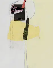 John Louis Laurent, Roy 'Little Jazz' Eldridge, 1992, Acrylic and collage on board
