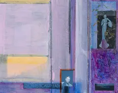 John Louis Laurent, Sophisticated Lady - Duke Ellington, 1992, Acrylic and collage on board