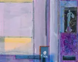 John Louis Laurent, Sophisticated Lady - Duke Ellington, 1992, Acrylic and collage on board