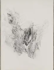 Alan Bray, Little Wilson Gorge, Pencil on paper