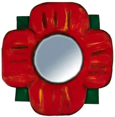 Philip Barter, Blossom Mirror, Acrylic on wooden mirror frame