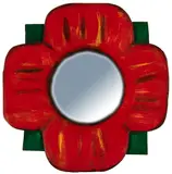 Philip Barter, Blossom Mirror, Acrylic on wooden mirror frame
