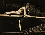 Rockwell Kent, Bowsprit, Wood engraving