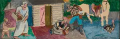Karl Knaths, Frontiers, Tempera on paper