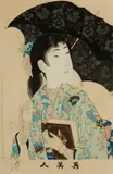 Toyohara Chikanobu, True Beauty, Woodblock print