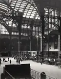 Pennsylvania Station Interior by Berenice Abbott, 1936, Gelatin silver print, sold Aug 2023