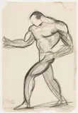 Boris Lovet-Lorski, Wladek Zbyszko, 1922, Graphite on paper