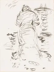 Woman Standing by Marsden Hartley, 1908, Pencil on paper, sold Aug 2023