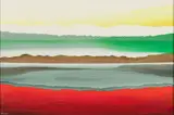 George F Kunkel, Corea Spring, Acrylic collage
