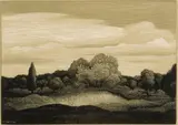 Thomas Willoughby Nason, Connecticut Landscape, 1936, Wood engraving