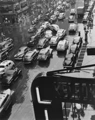 6th Ave. New York by Todd Webb, 1946, Gelatin silver print, offered Apr 2023