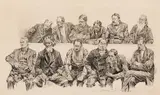 Charles Dana Gibson, The Jury, Ink on paper