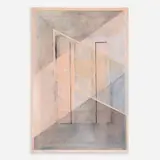 Janet Satz, A Splice of Light, 1987, Acrylic