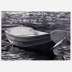Lynn Manos, Fifty-One Dinghies, #11, 1990, Pastel and charcoal on paper