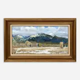 Todd Matson, Ranchos Winter, 1983, Oil on canvas