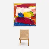 Nick Dante Vaccaro, Primary Dynasty, 1961, Oil on canvas