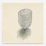 Yoonmi Nam, Stack, 2018, Lithograph on paper