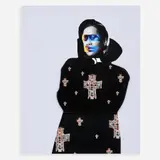 Gavin Benjamin, Head of State, 2021 Analog photography, appropriated images, and, mixed media on panel
