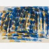 Wilbur Niewald, Argentine I, circa 1960s, Watercolor on paper