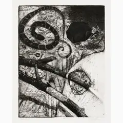 Craig Allen Subler, Dusk II, Etching and aquatint on paper