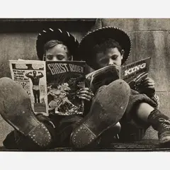 Benn Mitchell, Ghost Rider and King, 1951, Gelatin silver print