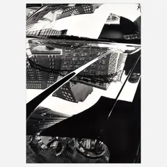 Ray Metzker, Auto Wacky, 2009, Gelatin silver print