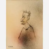 Leonardo Nierman, The Actor, 1960, Ink