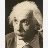 Marcel Sternberger, Albert Einstein, 1950, Gelatin silver print